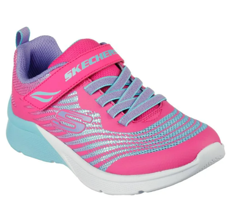 Tenis Niña Skechers Microspec - Rosado-Azul