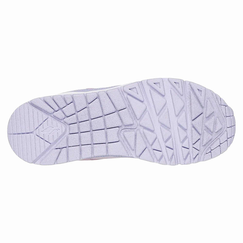 Tenis SkechersKids Uno Mesh Mode - Rosado - Lila