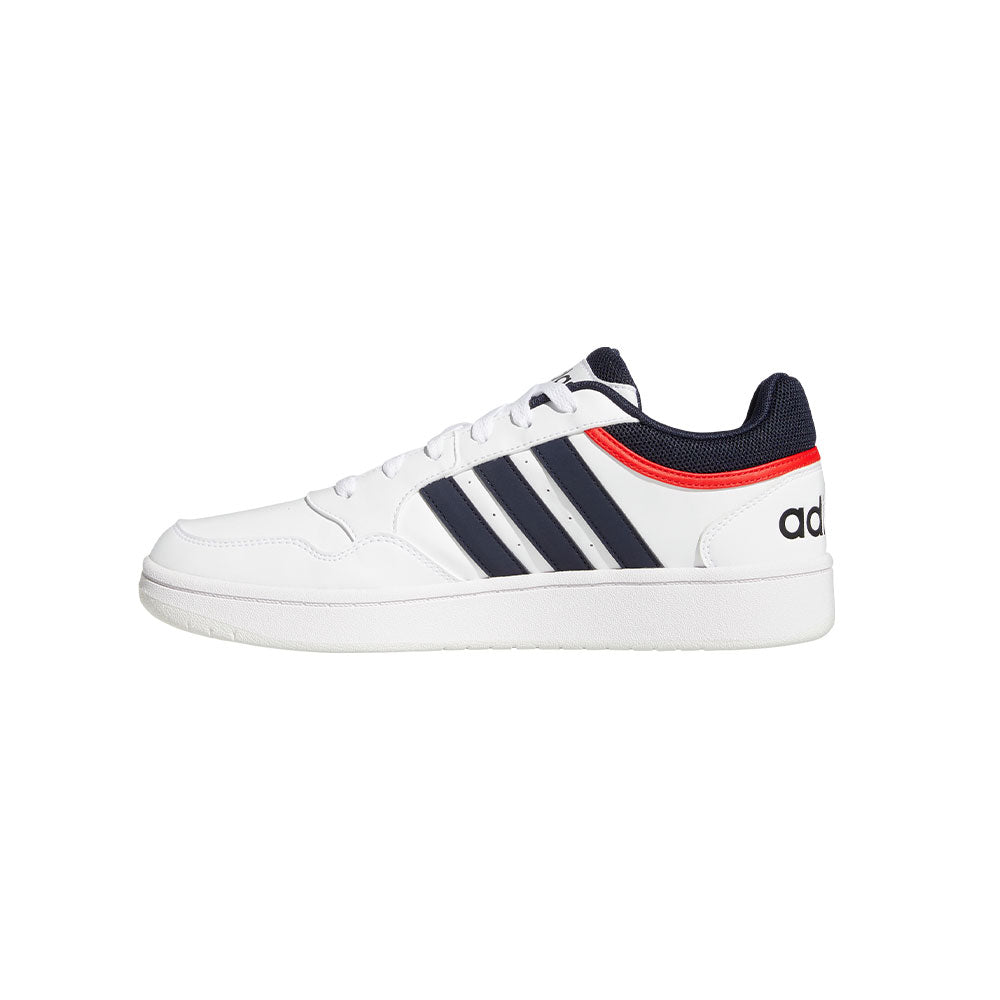 Tenis Hombre adidas Hoops 3.0 - Blanco-Azul