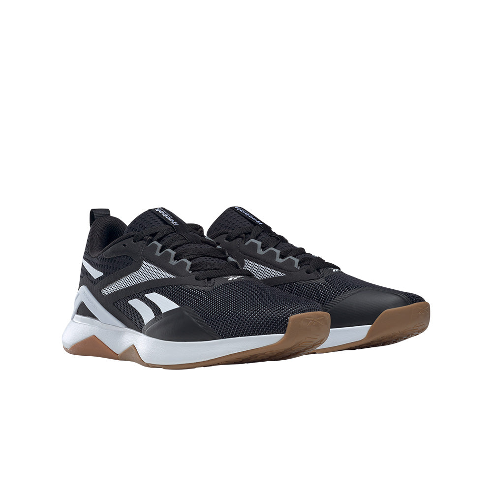 Tenis Hombre Reebok Nanoflex TR2.0 - Negro-Gris