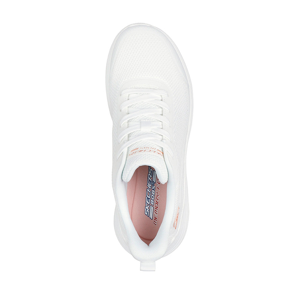 Tenis Skechers Mujer Bobs Squad Wave - Blanco
