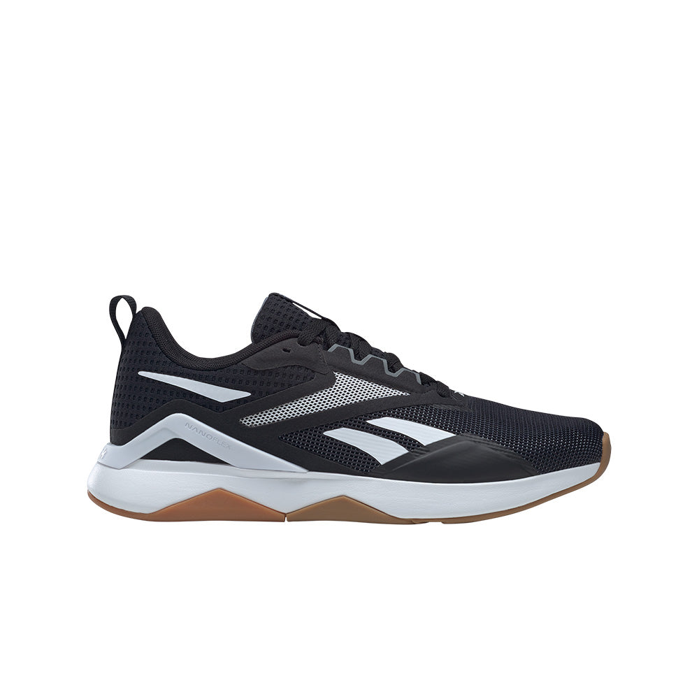 Tenis Hombre Reebok Nanoflex TR2.0 - Negro-Gris