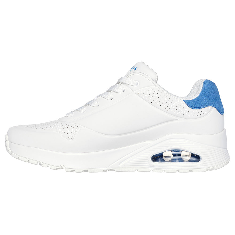 Tenis Skechers Hombre Uno Suited On Air - Blanco-Azul