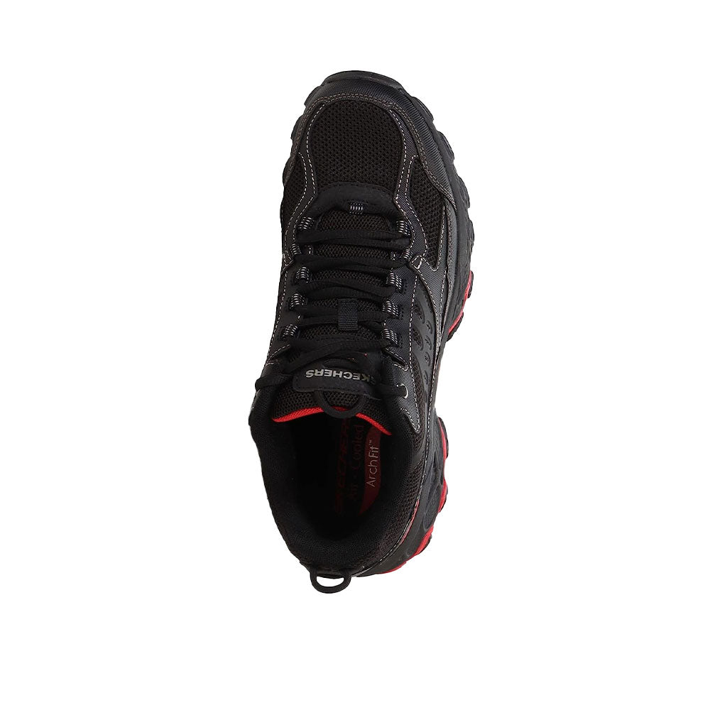 Tenis Hombre Skechers Arch FitAkhidime - Negro-Rojo