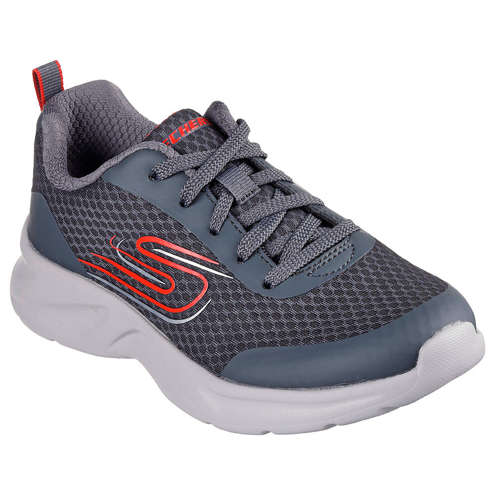 Tenis Skechers Kids Dynamatic-Voronox - Gris - Blanco