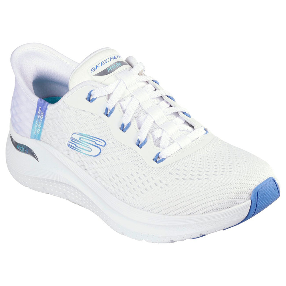 Tenis Skechers Mujer Arch Fit 2.0 Easy Chic - Blanco