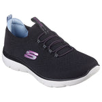 Tenis Skechers Mujer Summits Top Player - Negro - Blanco