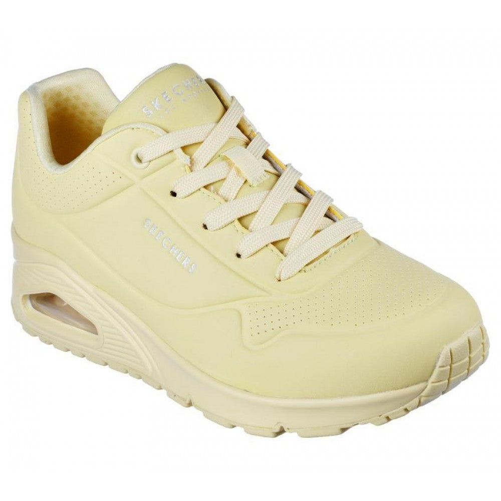 Tenis Mujer Skechers Uno Bright Air - Beige