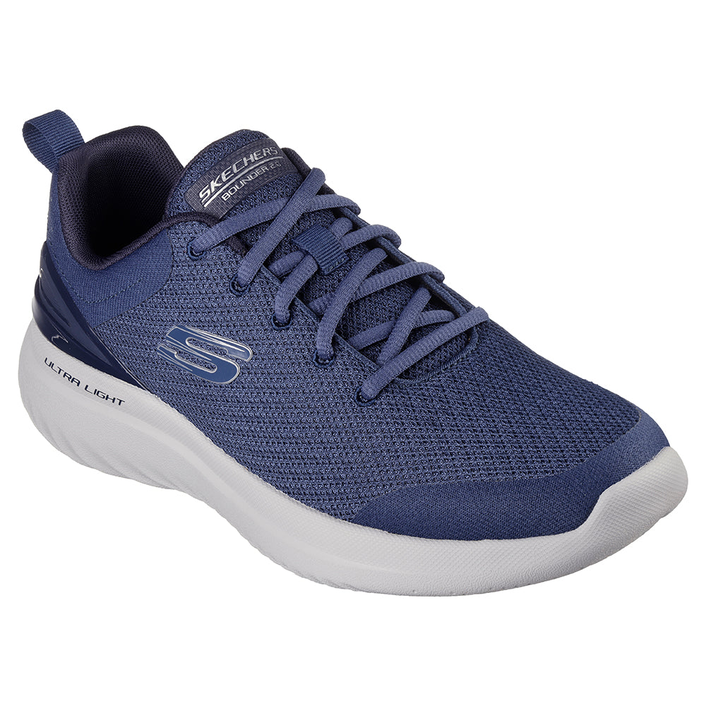 Tenis Hombre Skechers Bounder - Azul