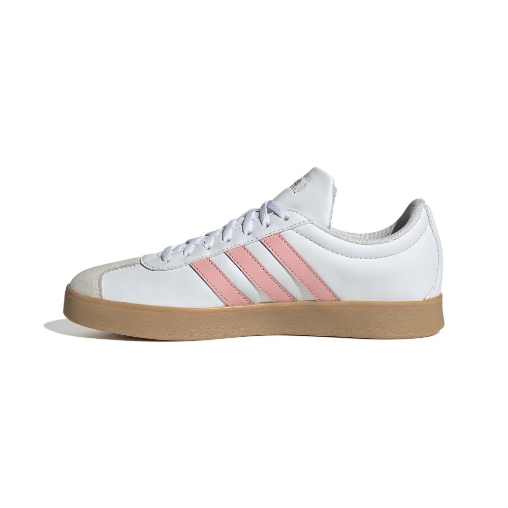 Tenis Mujer adidas Vl Court - Blanco-Rosado