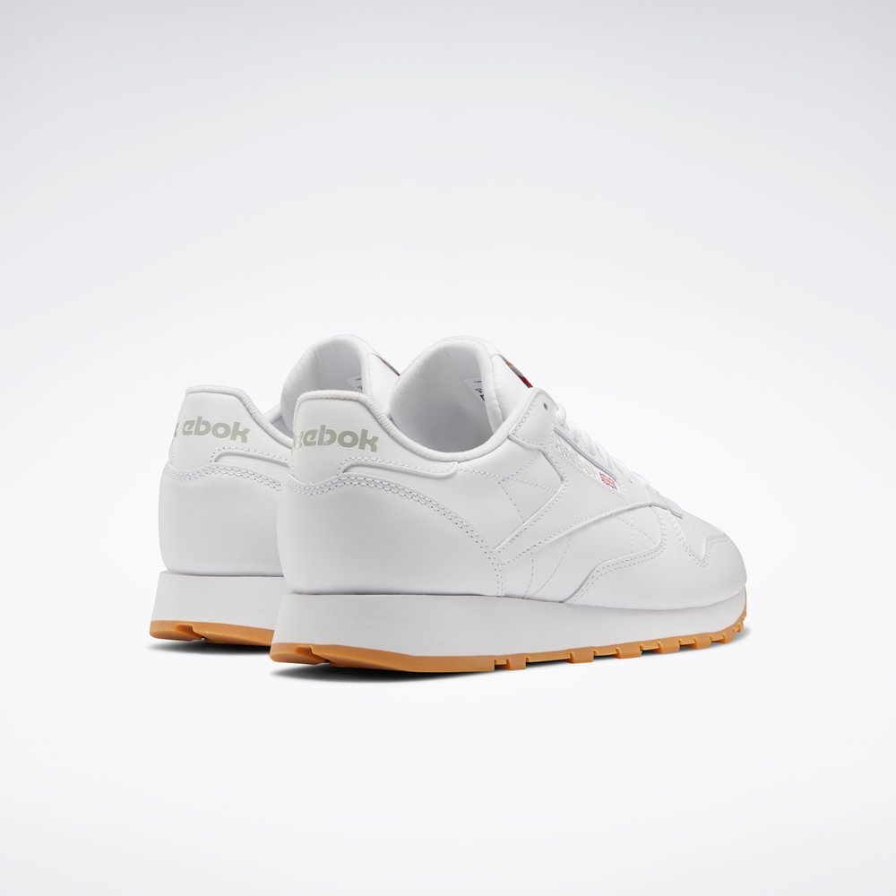 Tenis Hombre Reebok Classic Leather-Blanco