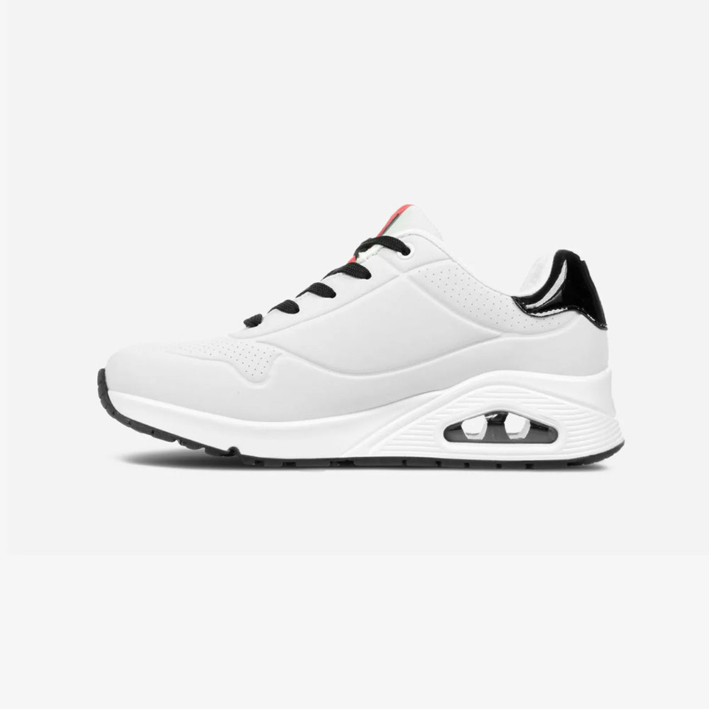 Tenis Mujer Skechers Uno Rolling Stones Single! - Blanco