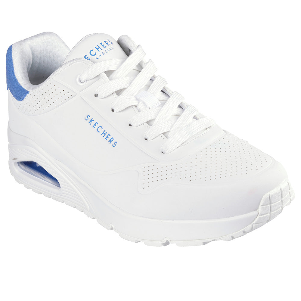 Tenis Skechers Hombre Uno Suited On Air - Blanco-Azul