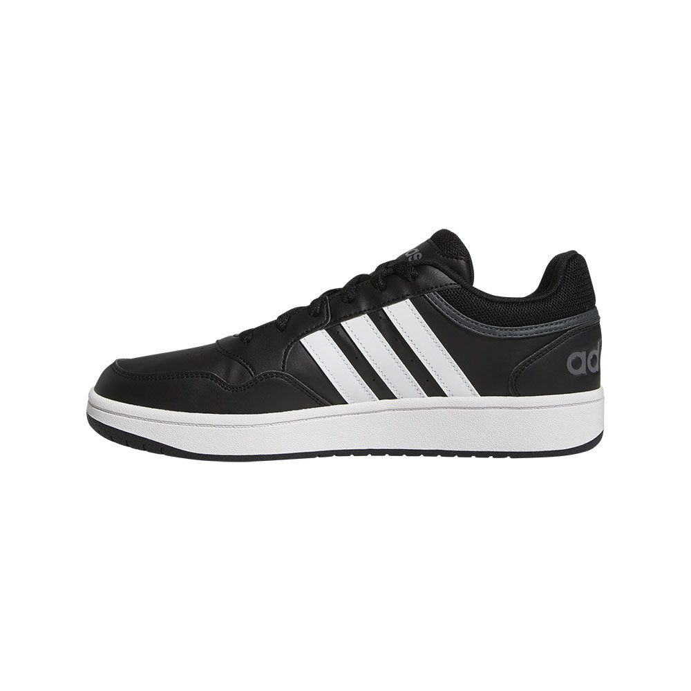 Tenis Hombre Adidas Hoops 3.0- Negro-Blanco