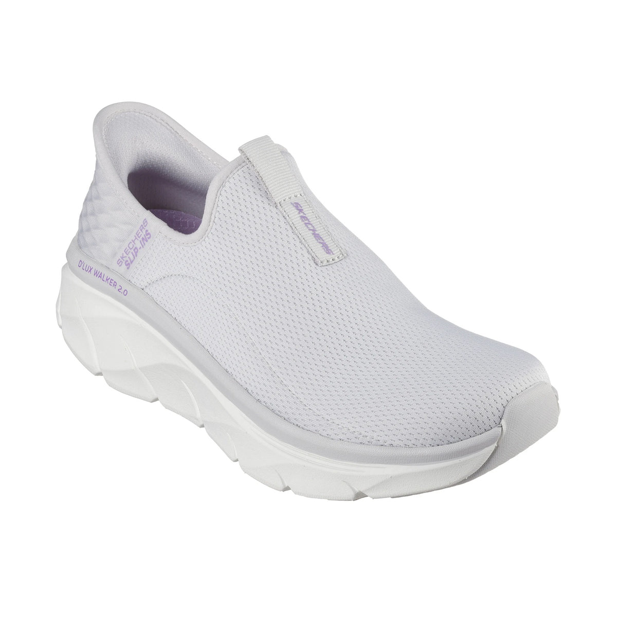 Tenis Skechers Mujer Dlux Walker 2.0 Happy Step - Gris - Bla