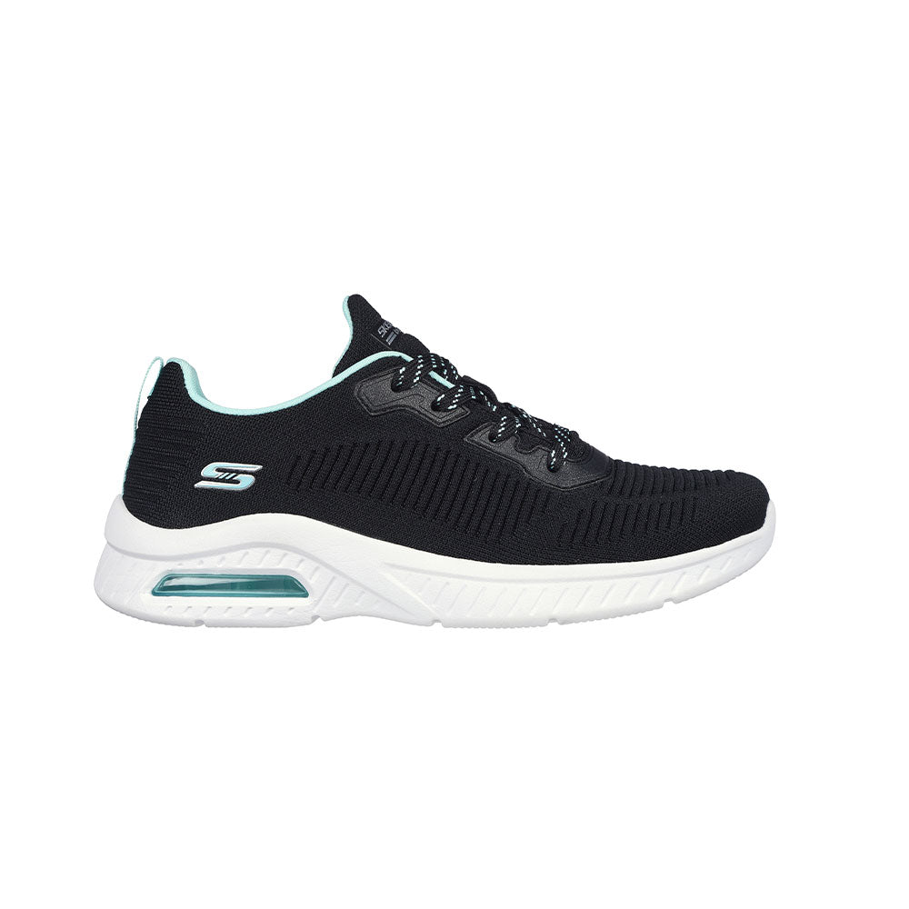 Tenis Mujer Skechers Bobs SportSquad Air - Negro-Azul