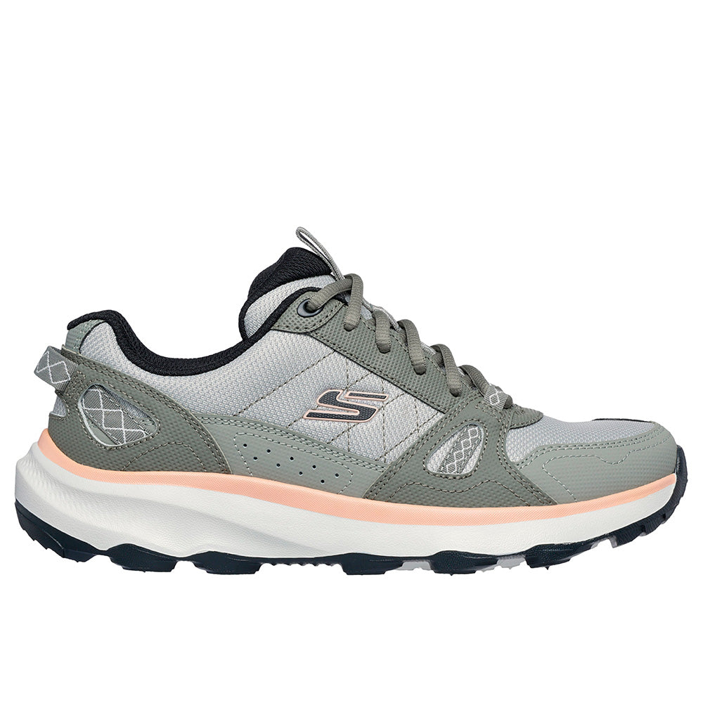 Tenis Skechers Mujer Ridge Oak - Gris - Blanco