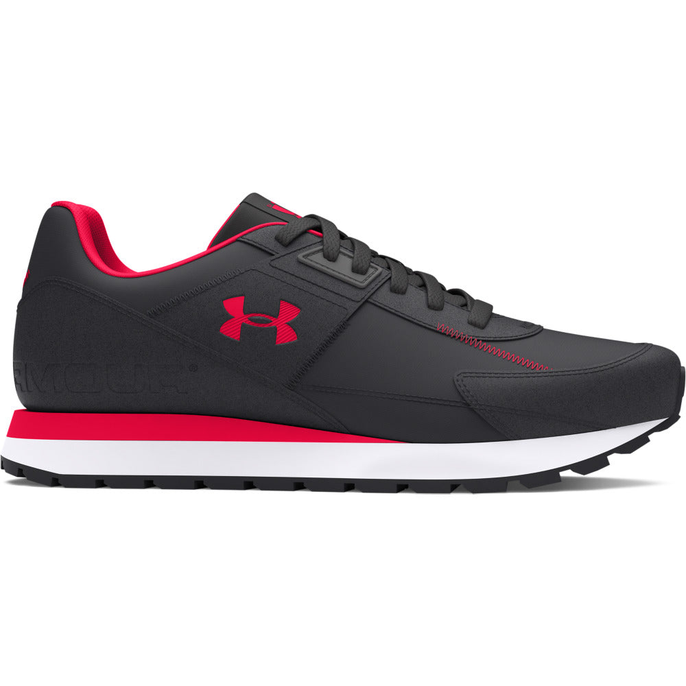 Tenis Hombre Under Armour Essential - Negro-Rojo