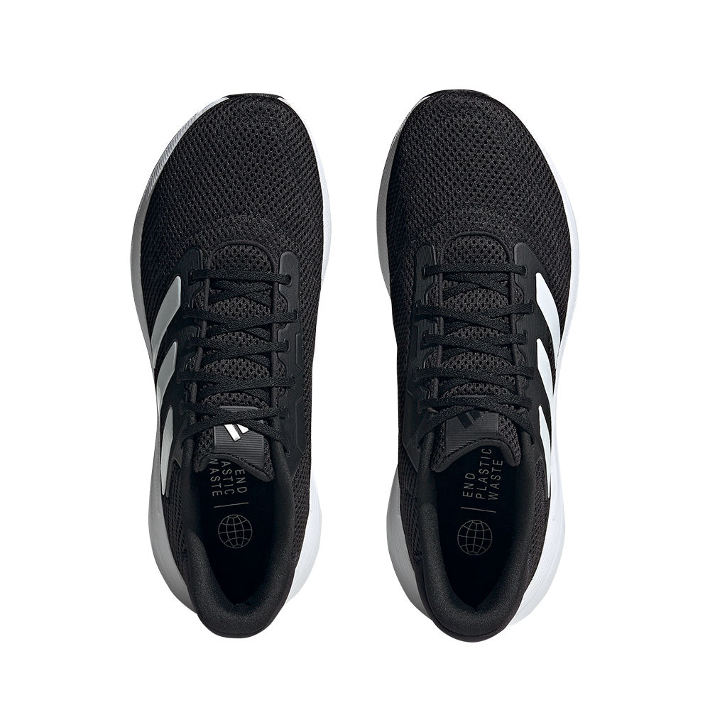 Tenis Hombre adidas Response Runner - Negro-Blanco