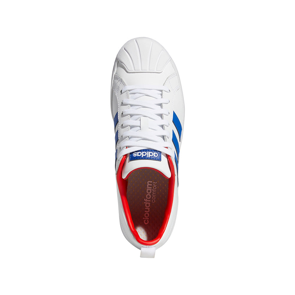 Tenis Hombre Adidas Court LowStreetcheck - Blanco-Azul