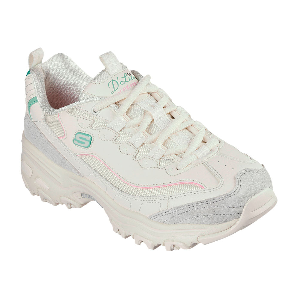Tenis Skechers Mujer Dlites - New Heat - Beige- Beige