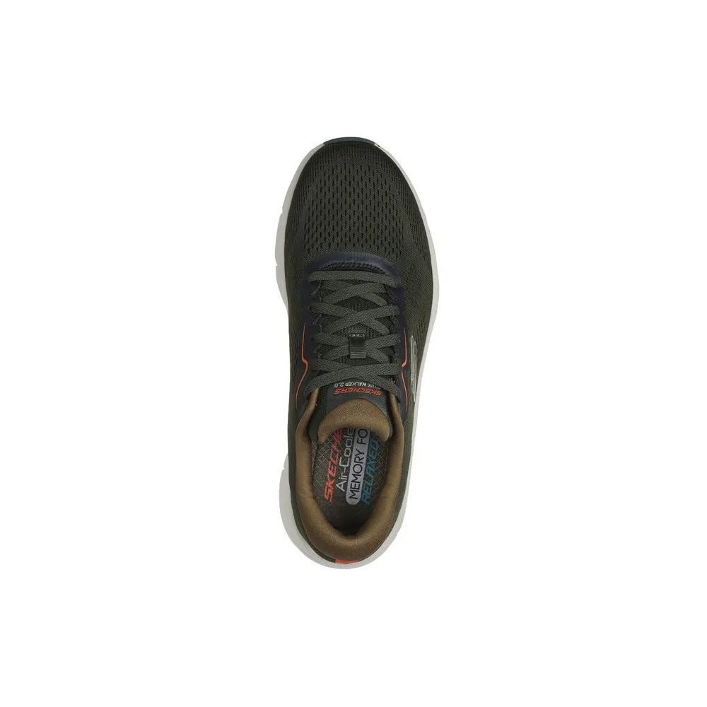 Tenis Hombre Skechers D lux Walker - Verde