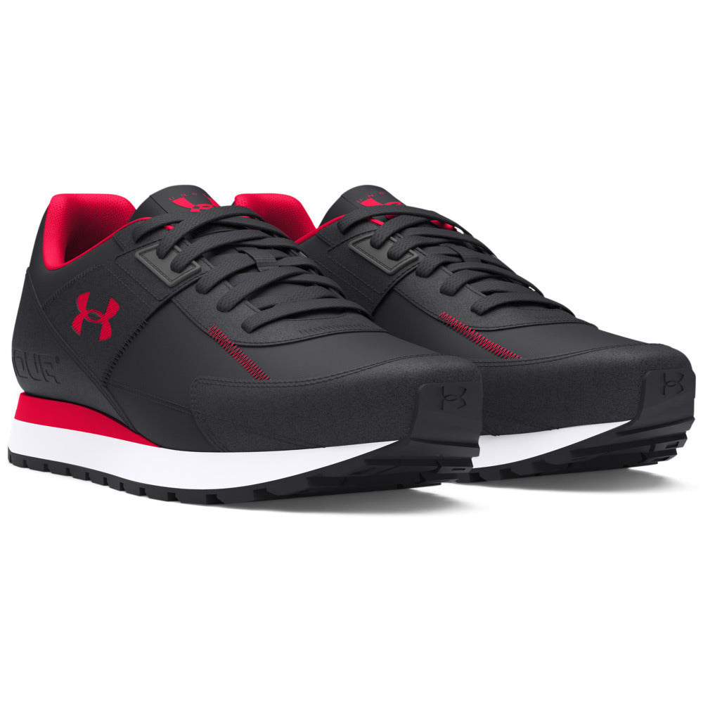 Tenis Hombre Under Armour Essential - Negro-Rojo