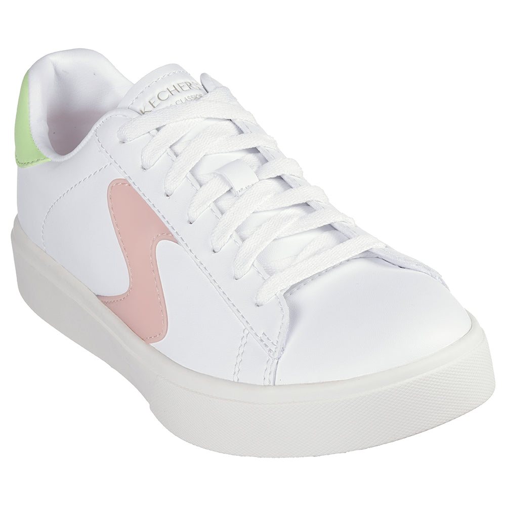 Tenis Mujer Skechers Top Grade - Blanco-Rosa