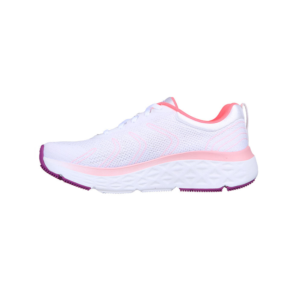 Tenis Mujer Skechers Max Cushion Delta - Blanco-Rosado