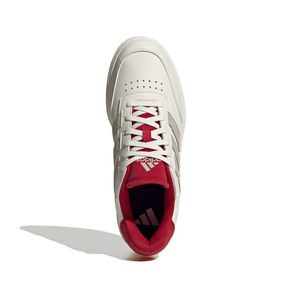 Tenis Hombre adidas Courtblock - Blanco-Rojo