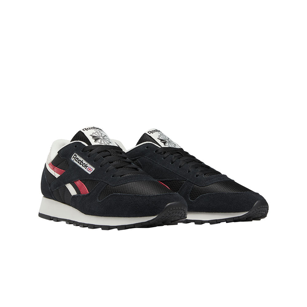 Tenis Hombre Reebok Leather -Negro-Rojo