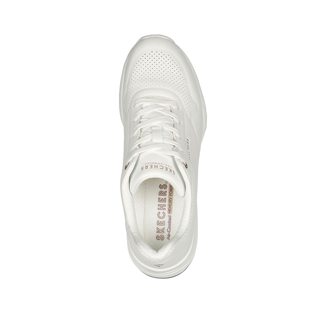 Tenis Lifestyle Skechers Million Air Elevated - Blanco