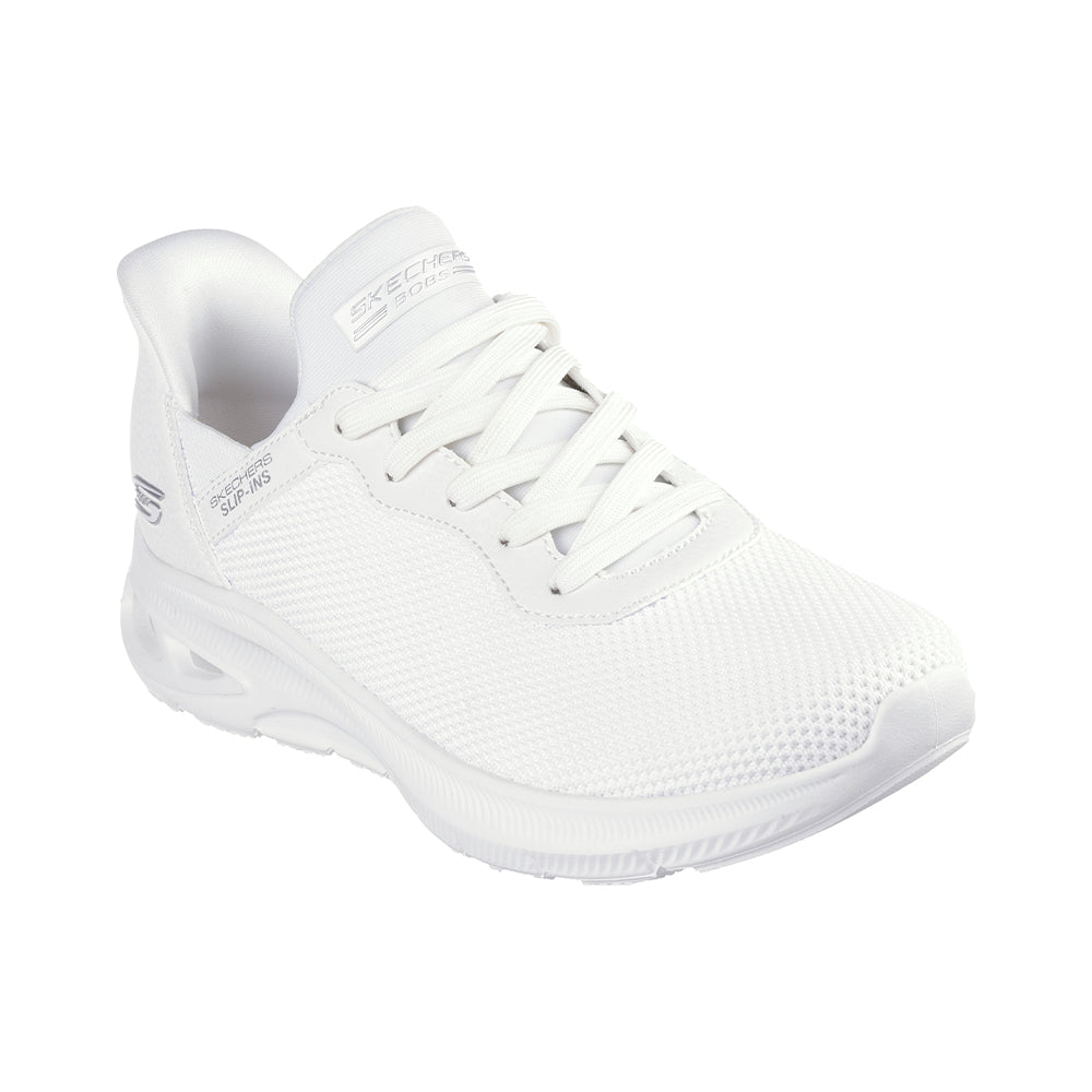 Tenis Mujer Skechers Slip Ins Bobs Sport - Blanco