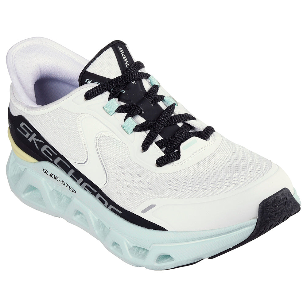 Tenis Skechers Mujer Glide-Step Atlus - Blanco - Negro
