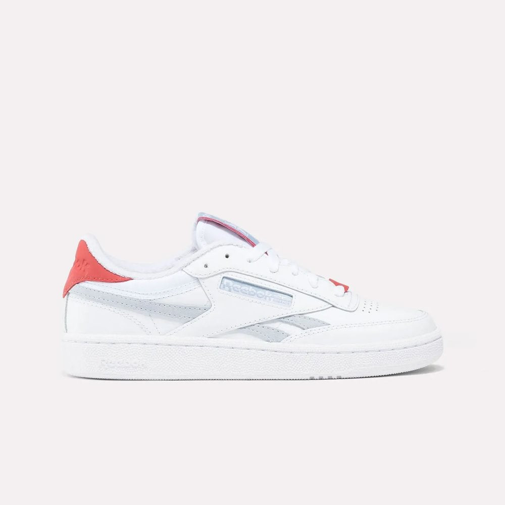 Tenis Mujer Reebok Club C Revenge - Blanco-Rojo