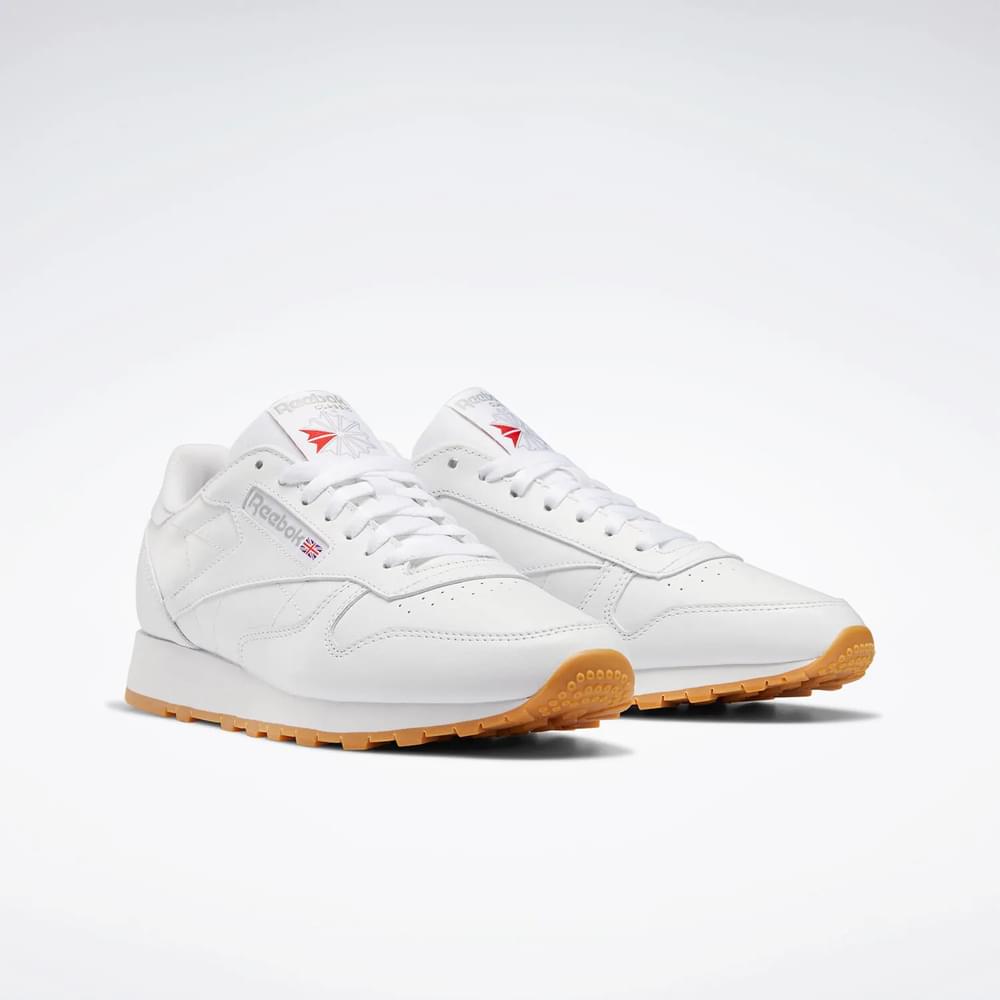 Tenis Hombre Reebok Classic Leather-Blanco