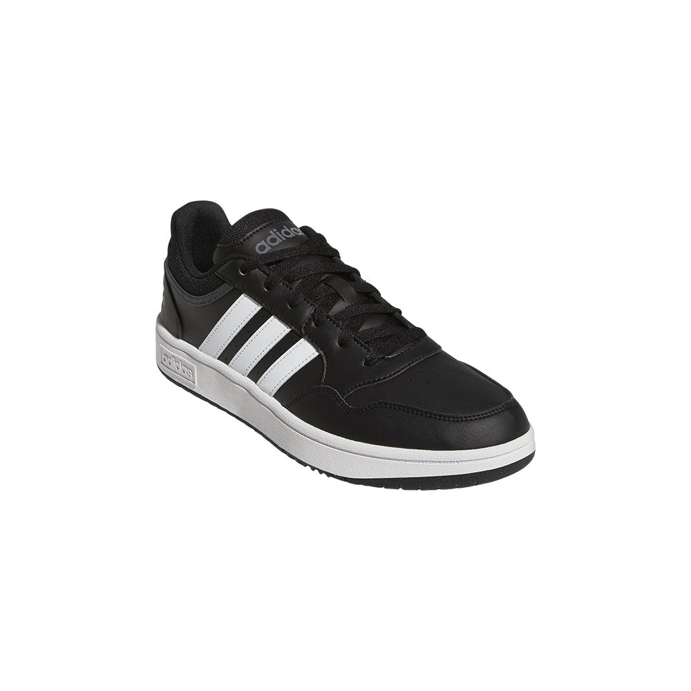 Tenis Hombre Adidas Hoops 3.0- Negro-Blanco