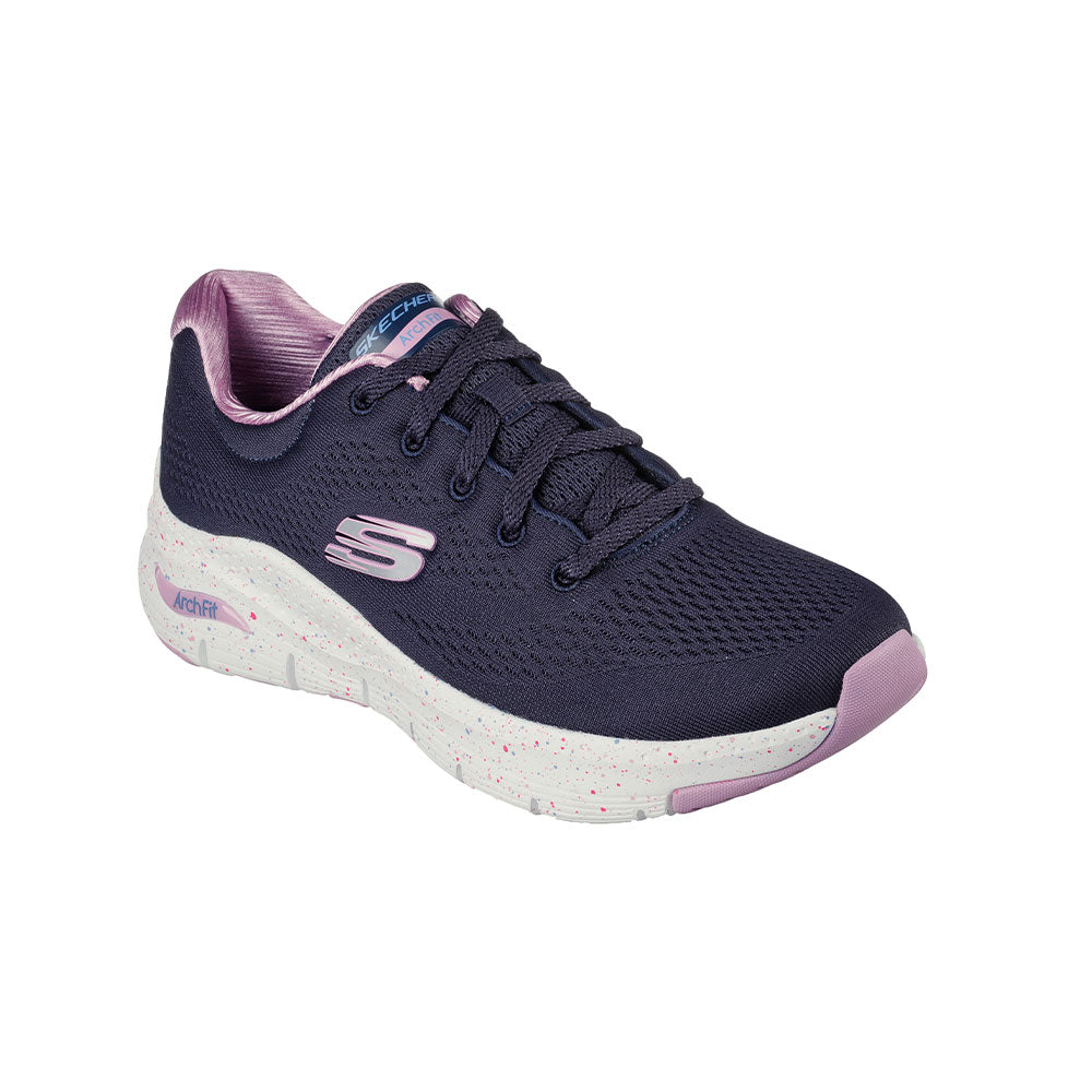 Tenis Mujer Skechers Arch Fit- Freckle Me - Azul Rosa