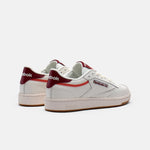 Tenis Reebok MujerClub C 85 - Blanco - Vinotinto