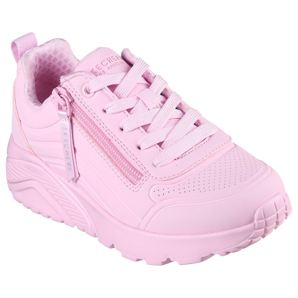 Tenis Skechers Kids Fashion Uno Lite Easy Zip - Rosado