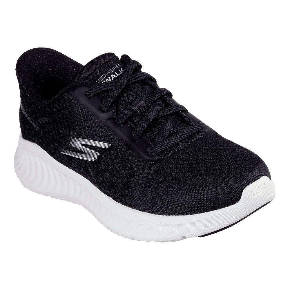 Tenis Skechers Mujer Go Walk Now - Negro - Blanco