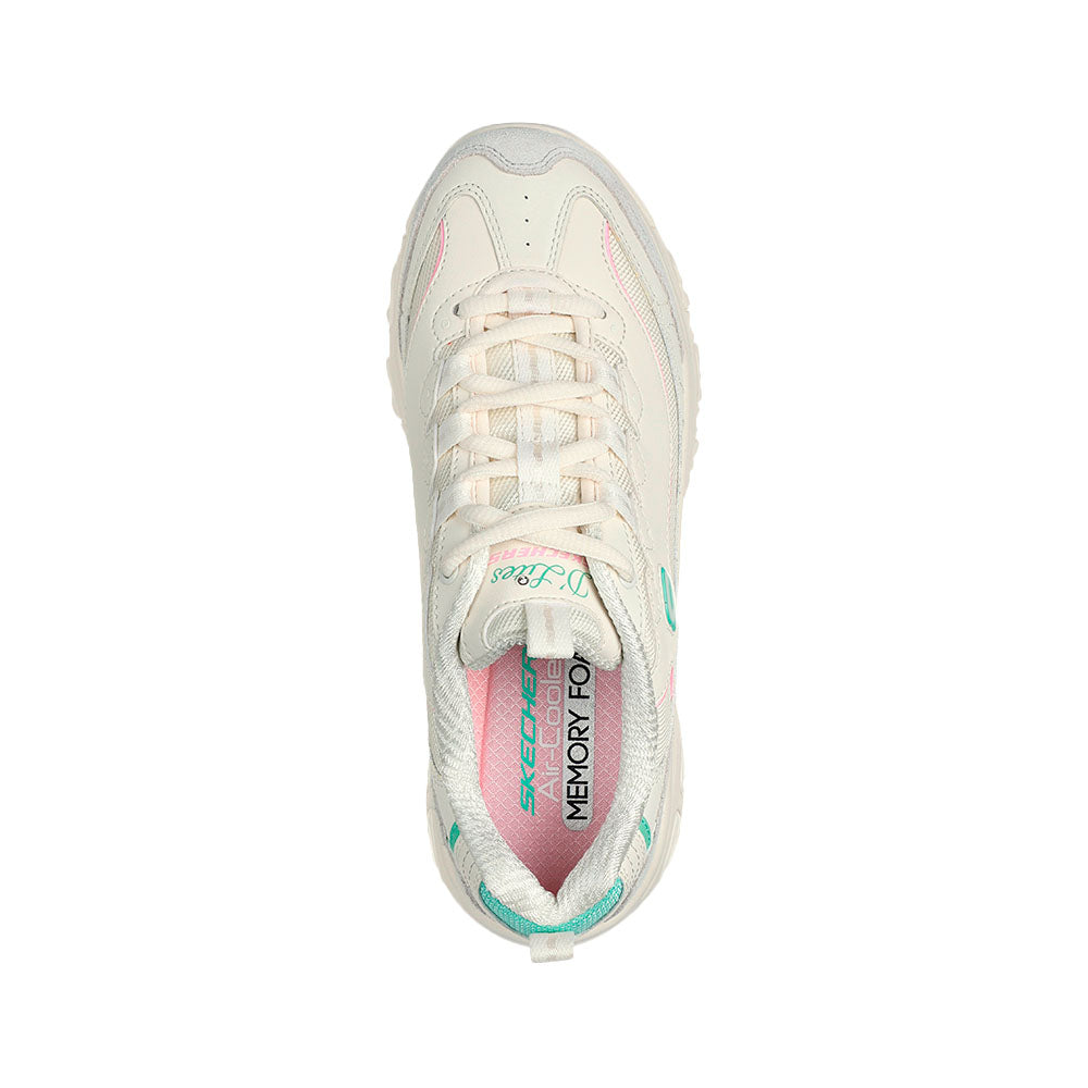 Tenis Skechers Mujer Dlites - New Heat - Beige- Beige