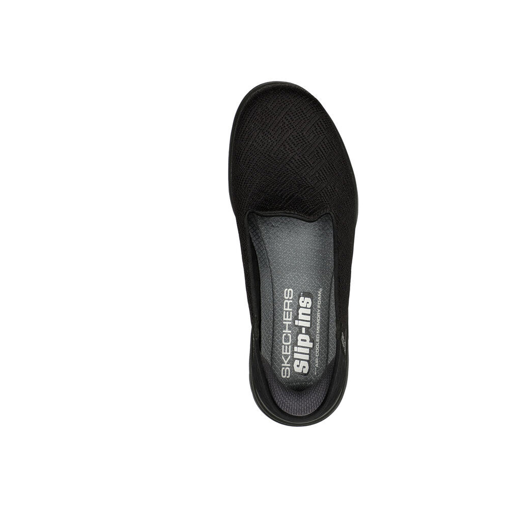 Tenis Skechers Mujer Slip Ins - Negro