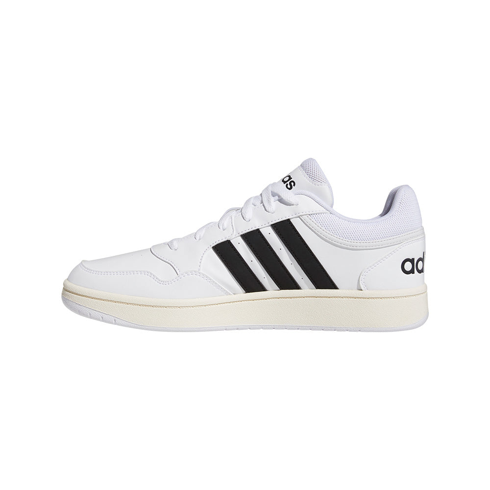 Tenis Hombre adidas Hoops 3.0 Low - Blanco