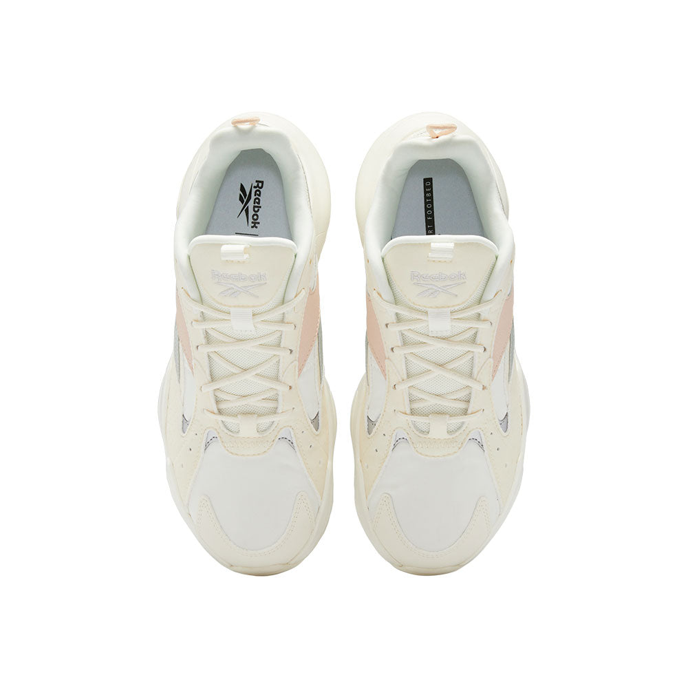 Tenis Mujer Reebok Restyle Turbo- Beige-Blanco