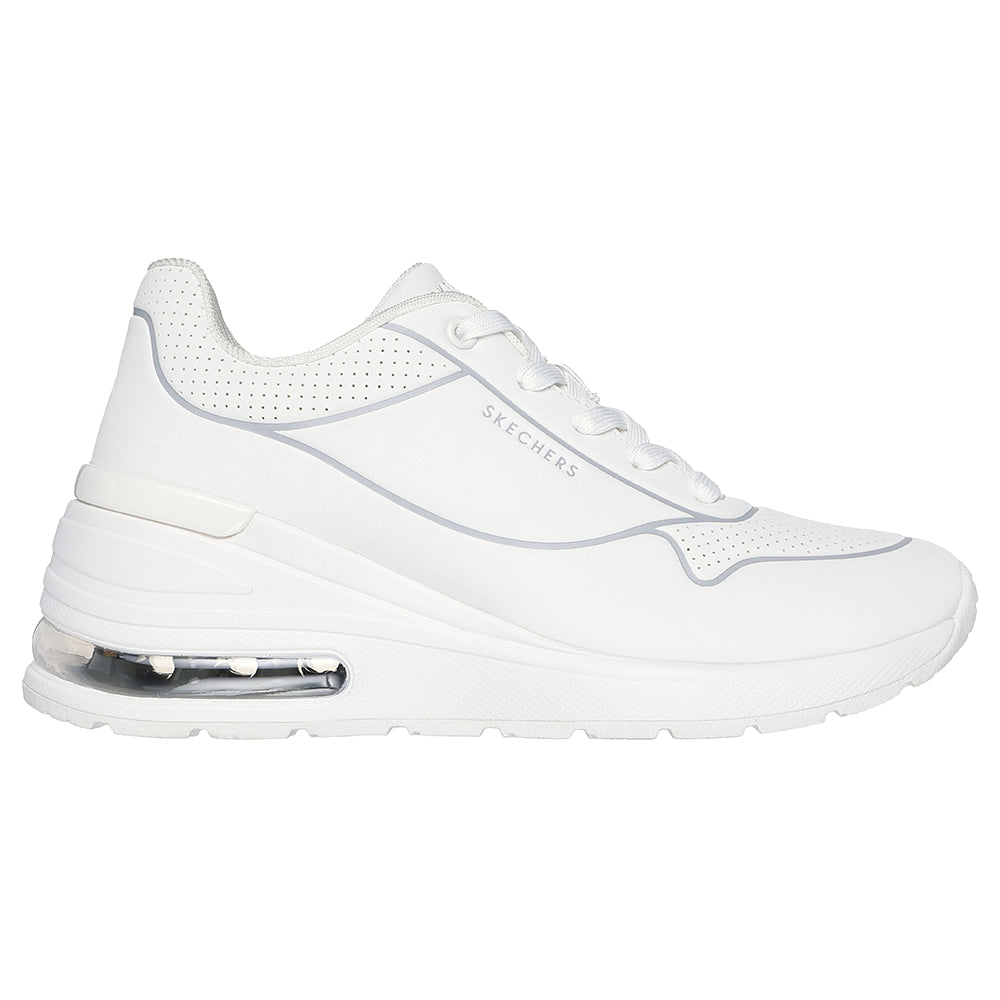 Tenis Skechers Mujer Million Air - Blanco