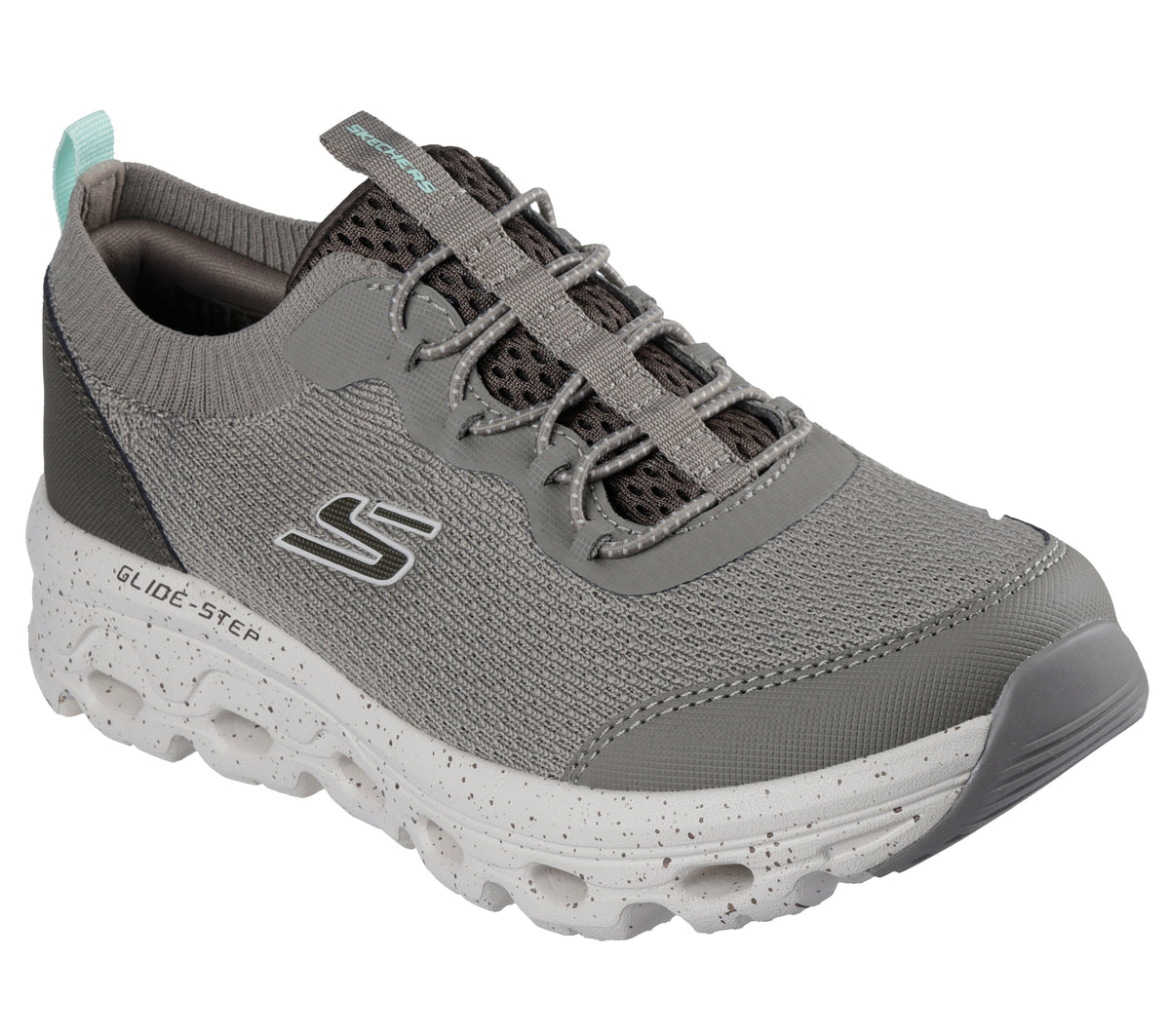 Tenis Skechers Mujer Glide Step - Gris