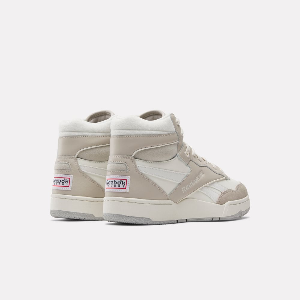 Tenis Mujer Reebok Classics Bb 4000 Li Mid - Blanco-Gris
