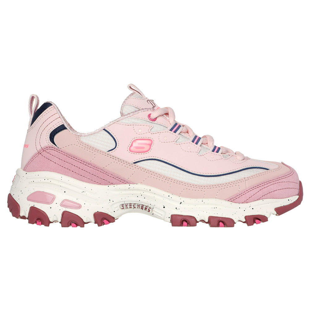 Tenis Skechers Mujer Dlites Bold Views - Rosado