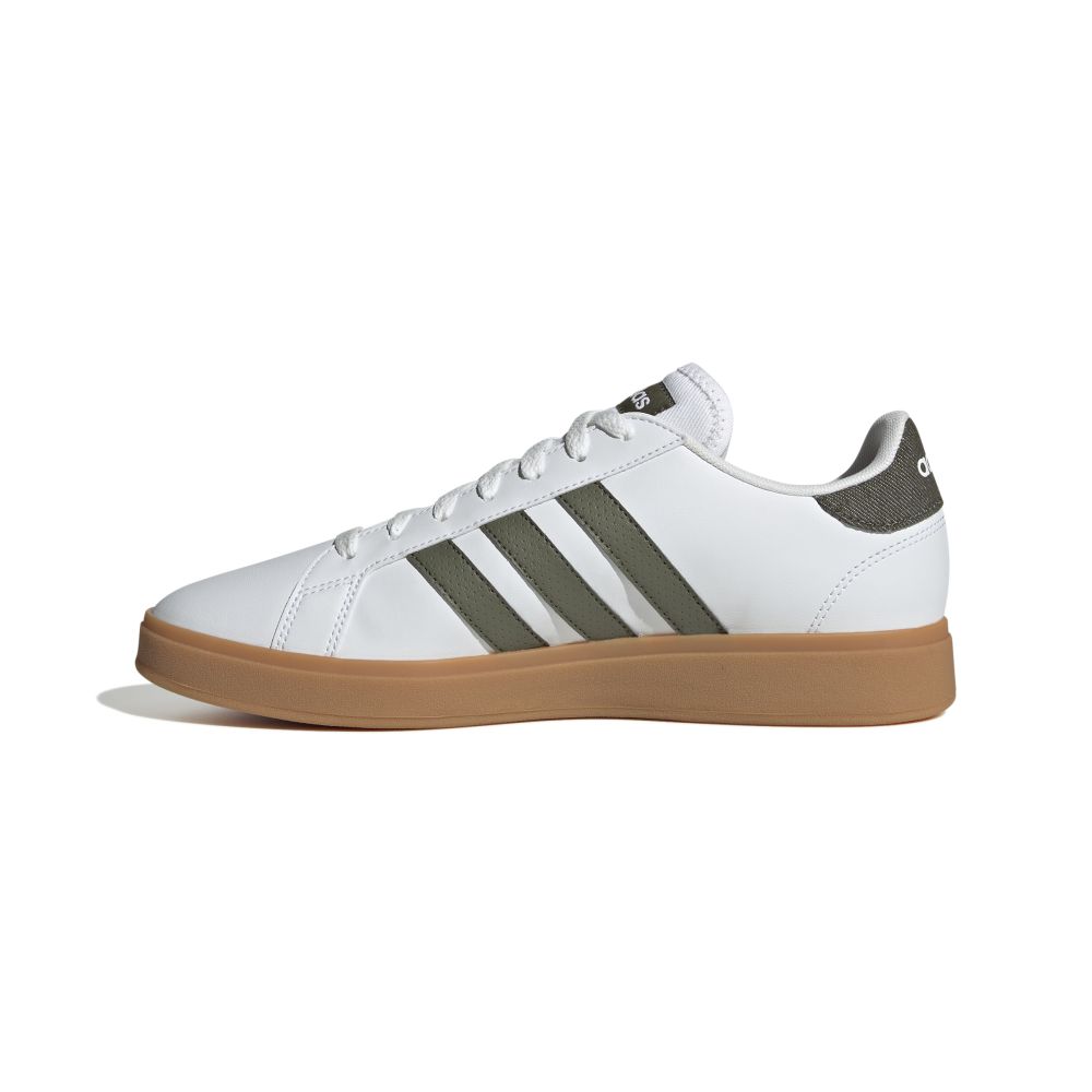 Tenis Hombre adidas Grand Court Base - Blanco-Verde